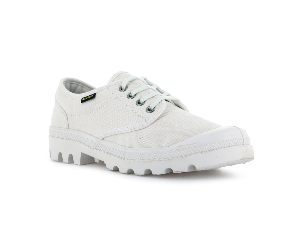 Zapatos Bajos Palladium PALLABROUSSE OXFORD Mujer Blancas | Costa Rica-83609